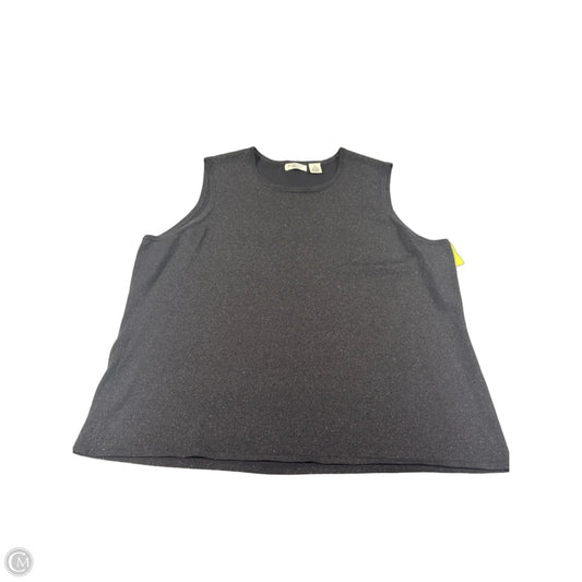 Tank Top By Laura Ashley In Black, Size: 2