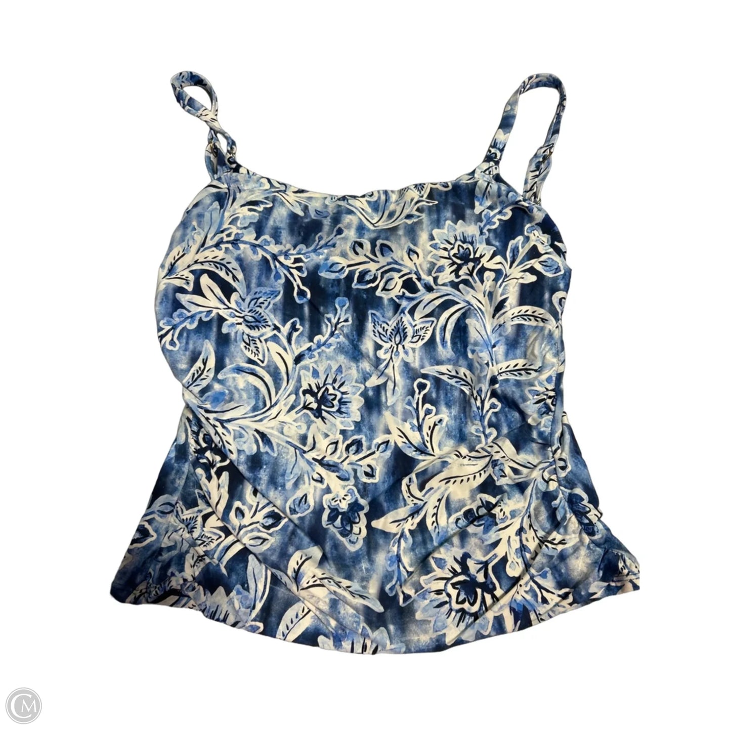 Swimsuit Top By Cmc In Blue, Size: L