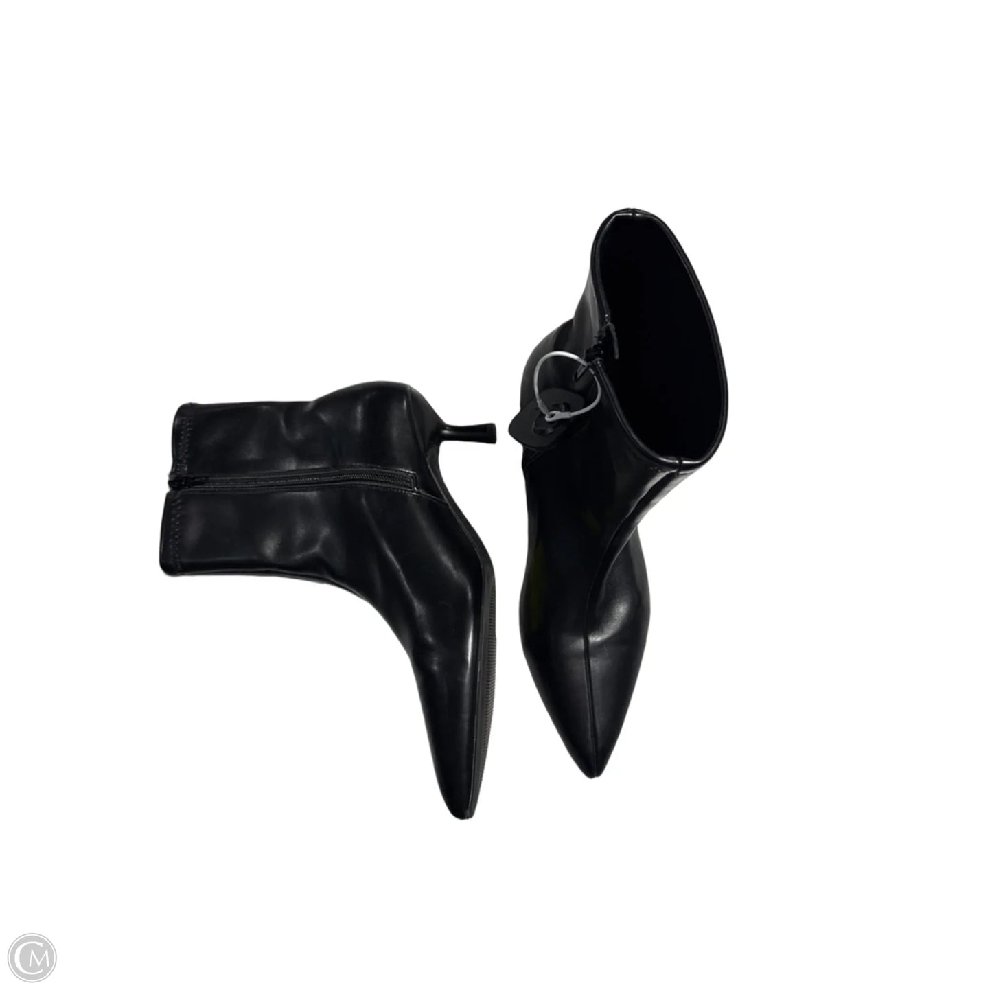 Boots Ankle Heels By Cmc In Black, Size: 9.5