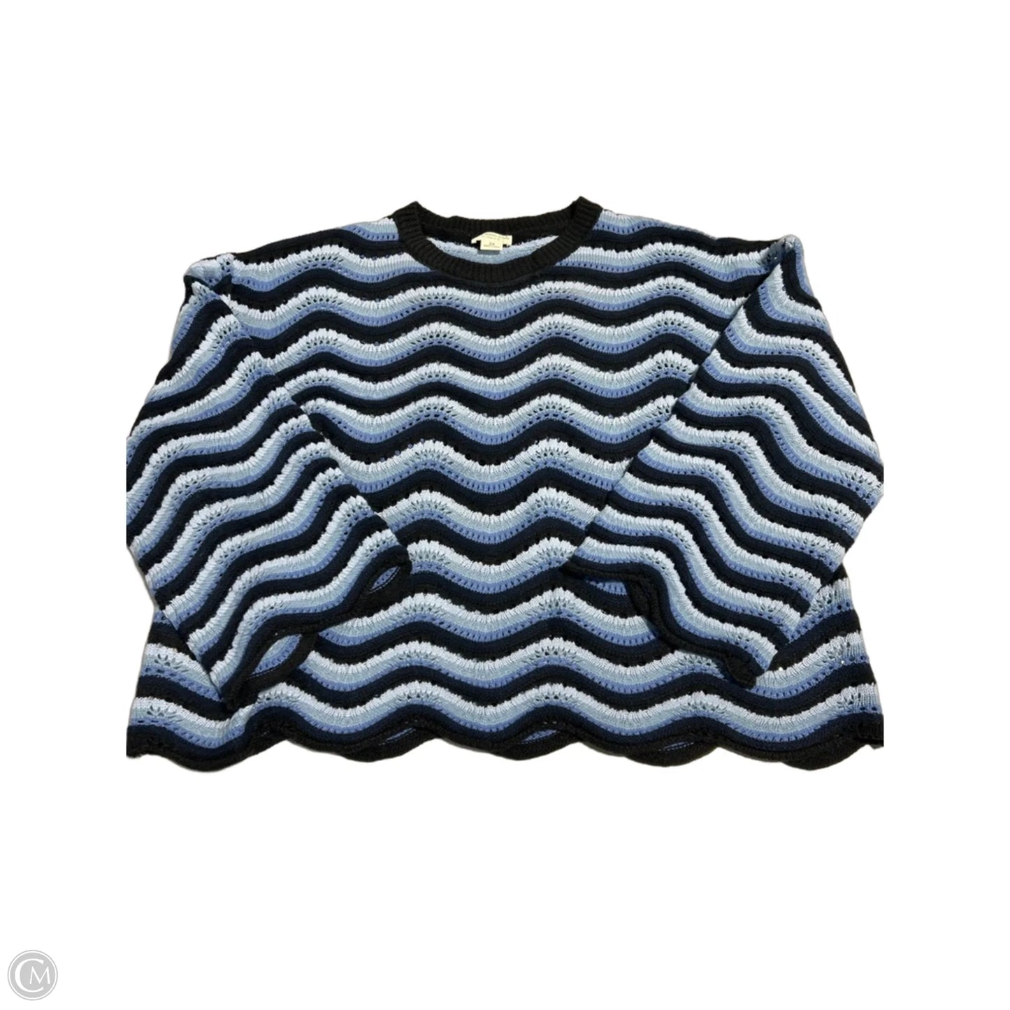 Sweater By Chicsoul In Blue, Size: 2x