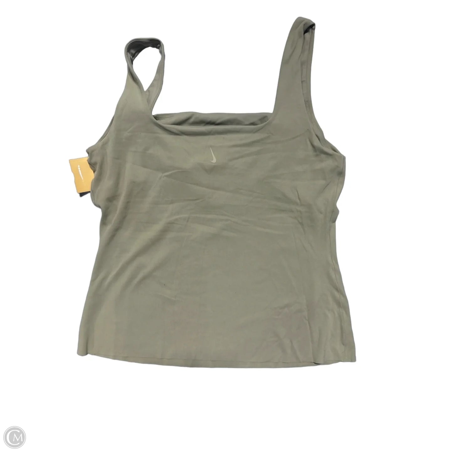 Athletic Tank Top By Nike In Green, Size: L