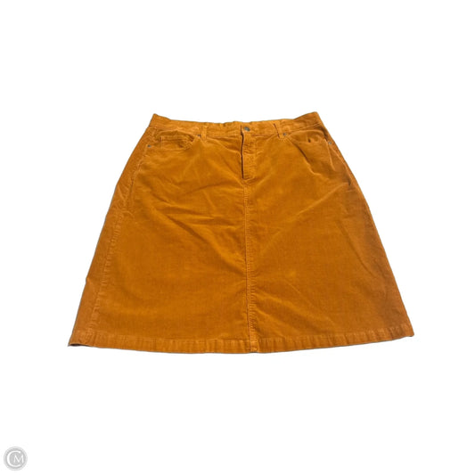Skirt Midi By St Johns Bay In Orange, Size: 18