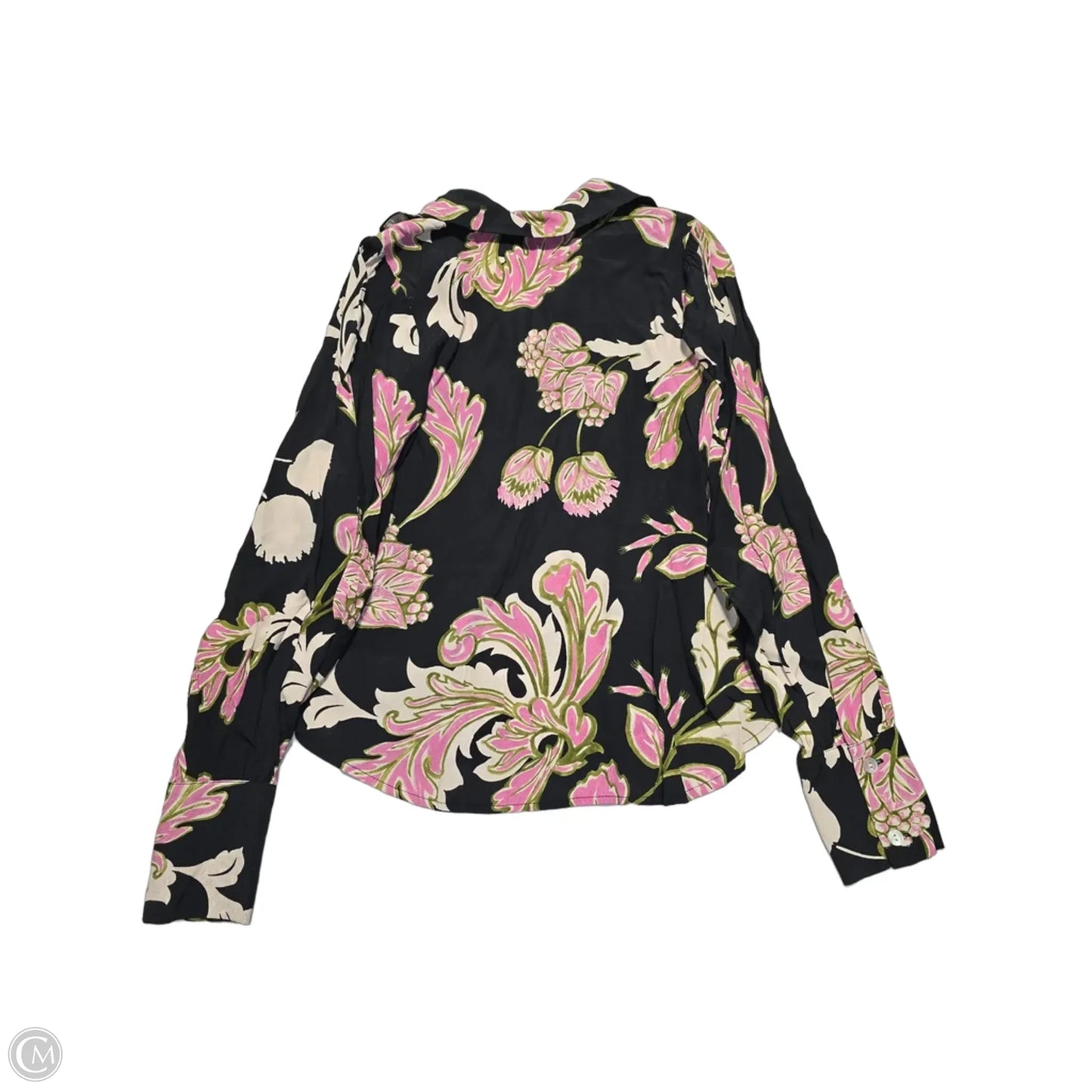 Top Long Sleeve By Karen Kane In Black, Size: Xs