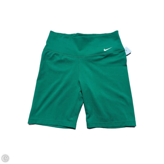 Athletic Shorts By Nike In Green, Size: S