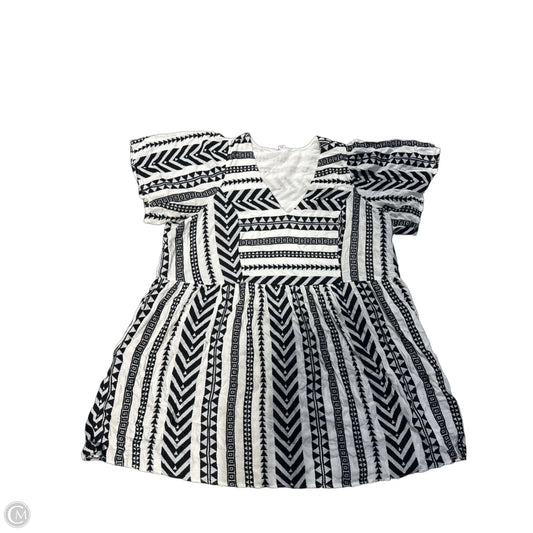 Dress Casual Midi By Old Navy In Black & White, Size: 2x