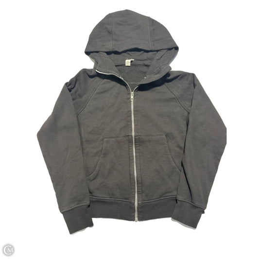 Sweatshirt Hoodie By Zyia In Black, Size: S