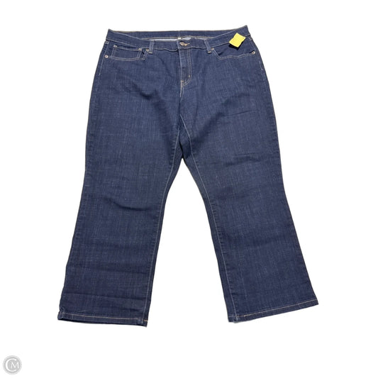 Jeans Straight By Levis In Blue Denim, Size: 16