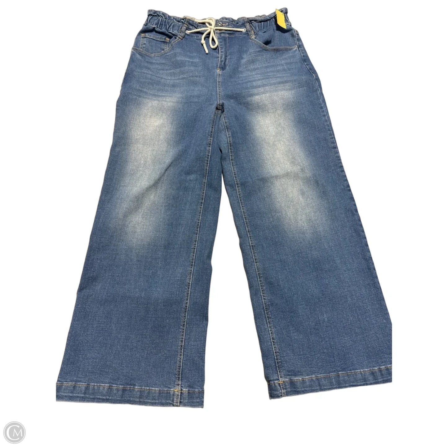 Jeans Straight By Cmb In Blue Denim, Size: 16