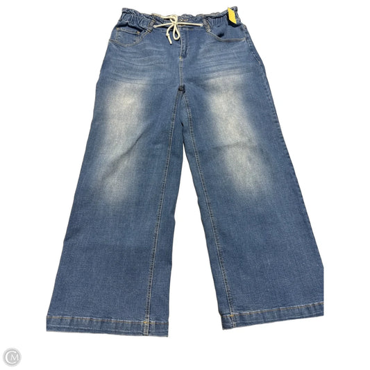 Jeans Straight By Cmb In Blue Denim, Size: 16