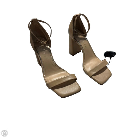 Shoes Heels Block By Gianni Bini In Tan, Size: 10