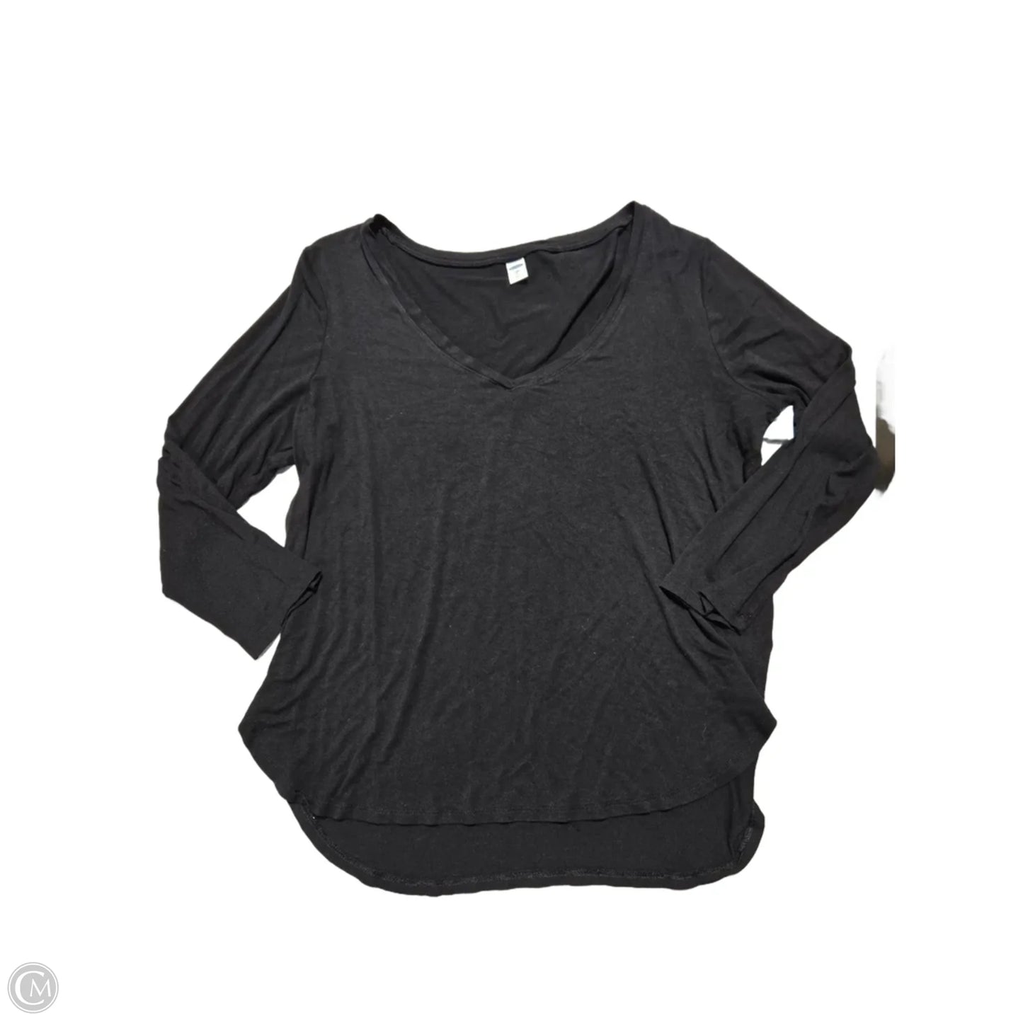 Top Long Sleeve By Old Navy In Black, Size: L