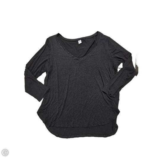 Top Long Sleeve By Old Navy In Black, Size: L