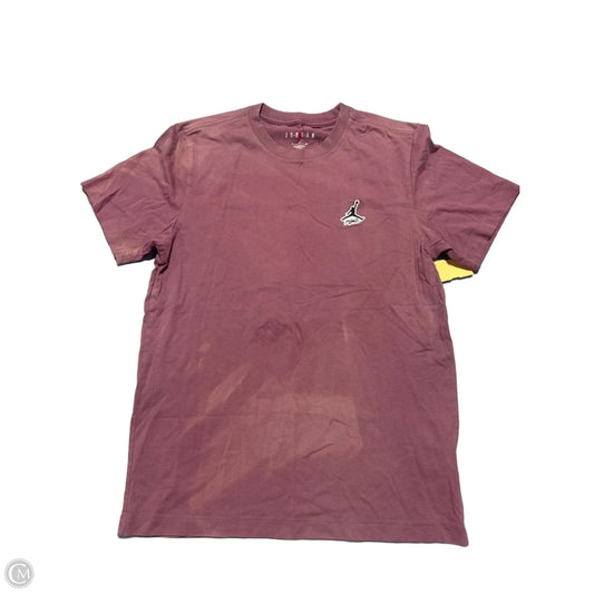 Top Short Sleeve Luxury Designer By Jordan In Purple, Size: S
