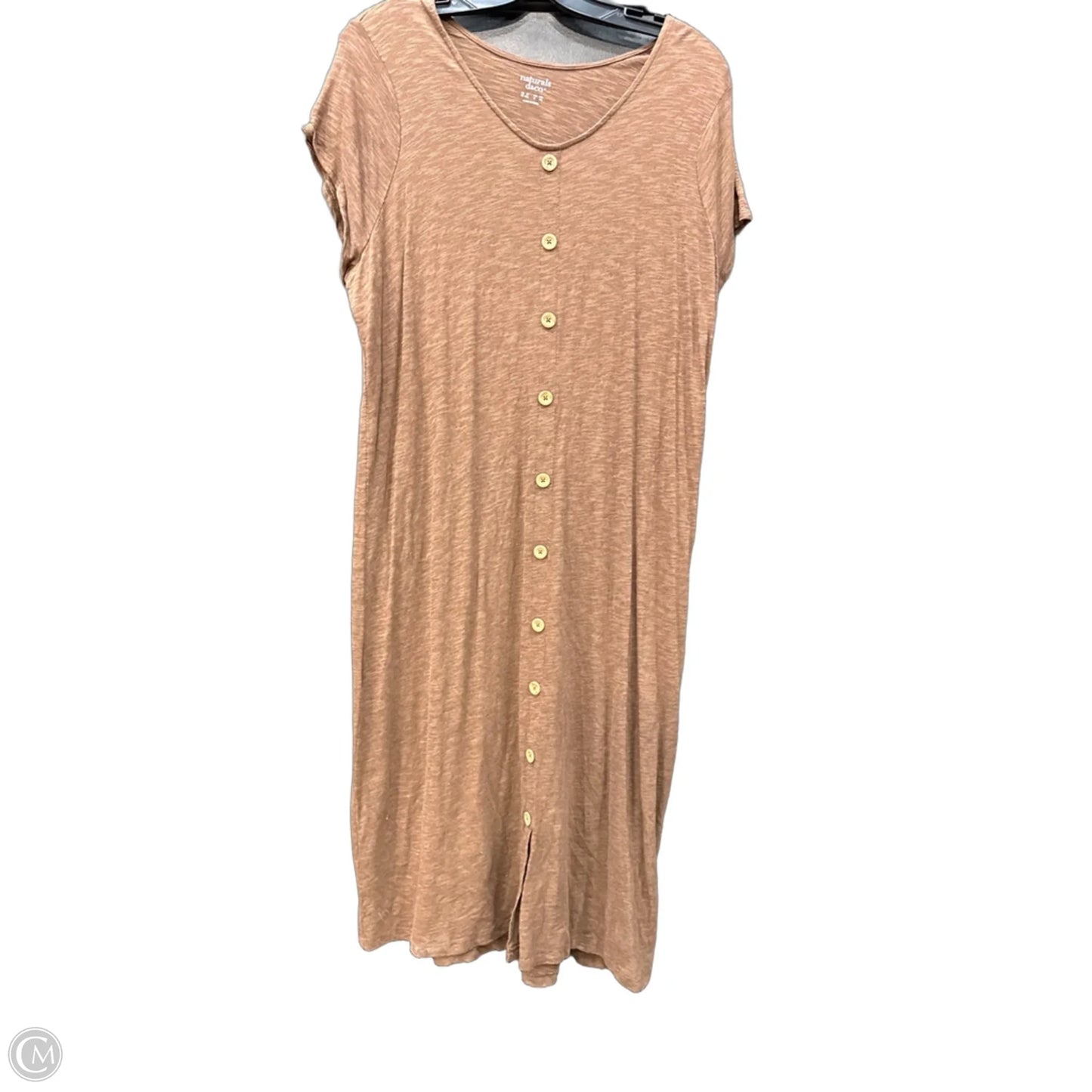 Dress Casual Maxi By Cmb In Brown, Size: 2x