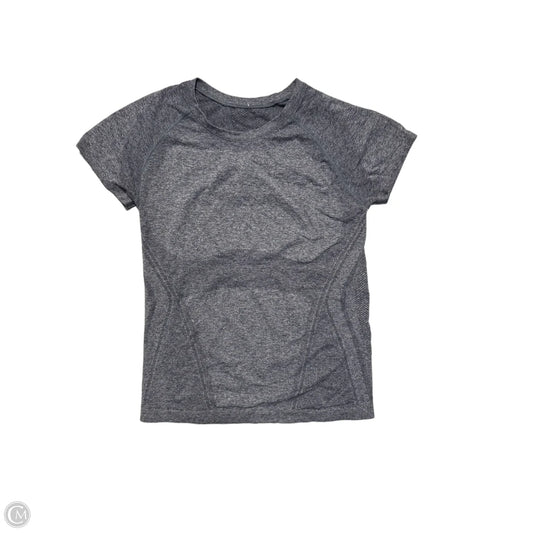 Athletic Top Short Sleeve By Cme In Grey, Size: Xl
