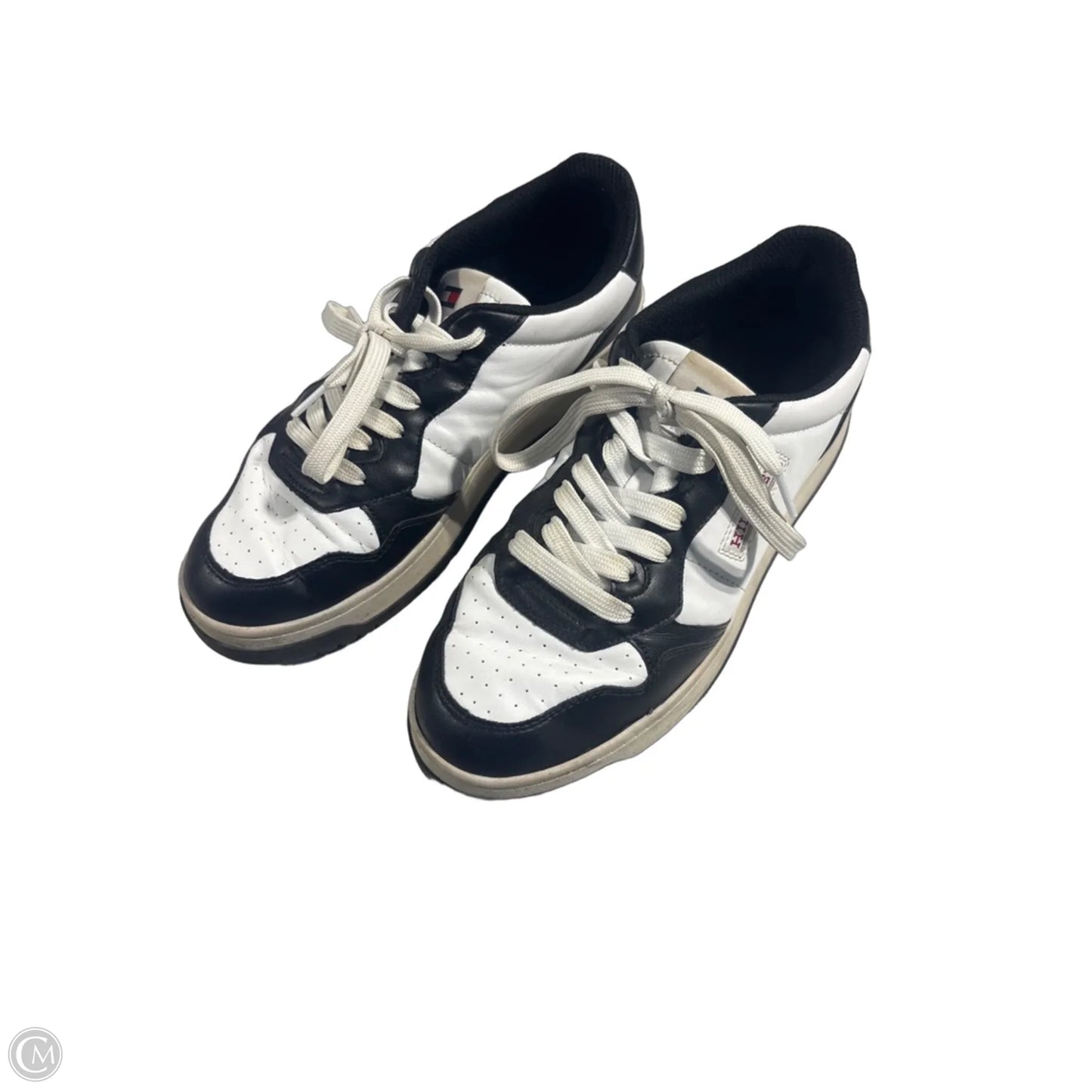 Shoes Sneakers By Tommy Hilfiger In Black & White, Size: 10