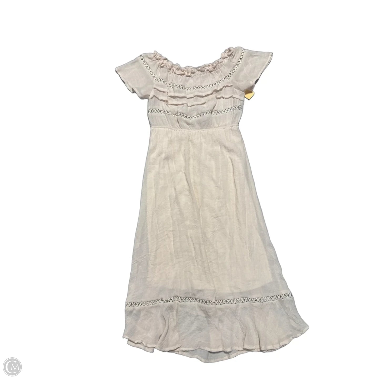 Dress Casual Maxi By Blu Pepper In Tan, Size: M