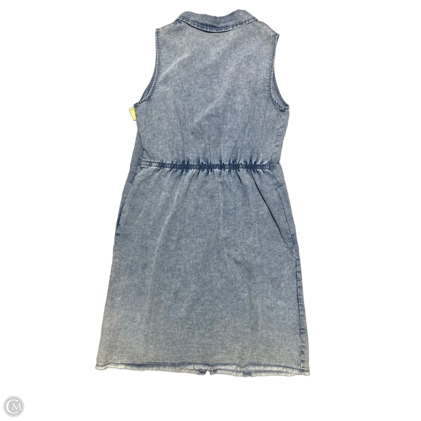Dress Casual Maxi By Final Touch In Blue Denim, Size: L