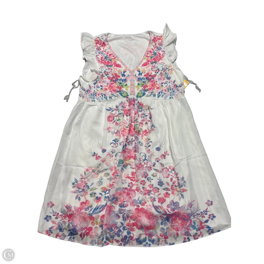 Dress Casual Short By Emily Wonder In White, Size: M