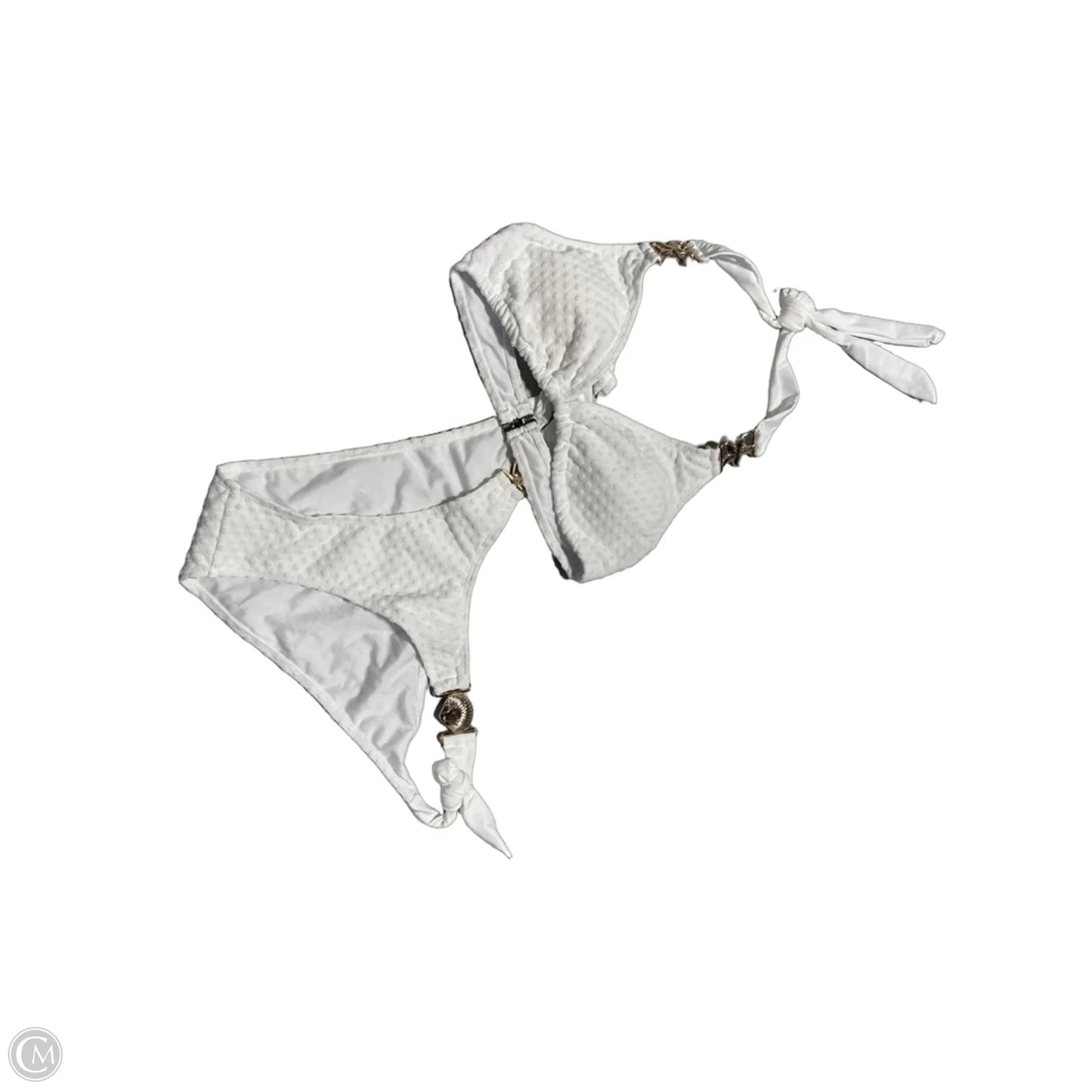 Swimsuit 2pc By Cme In White, Size: S