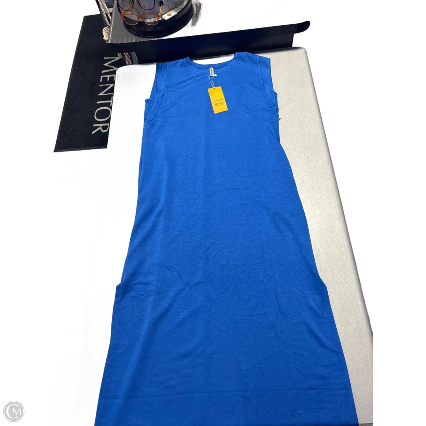 Dress Casual Maxi By Cmb In Blue, Size: L