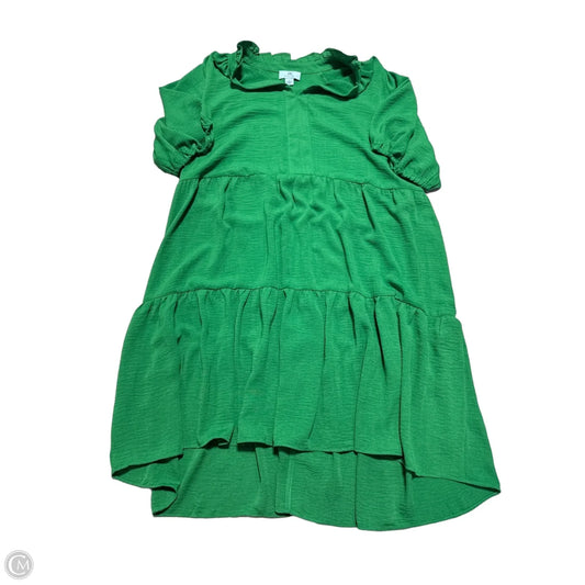 Dress Casual Midi By Cece In Green, Size: 1x