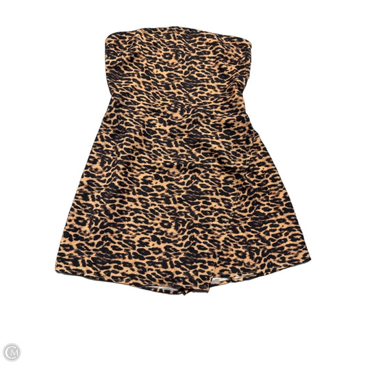 Dress Casual Short By Pink Lily In Leopard Print, Size: M