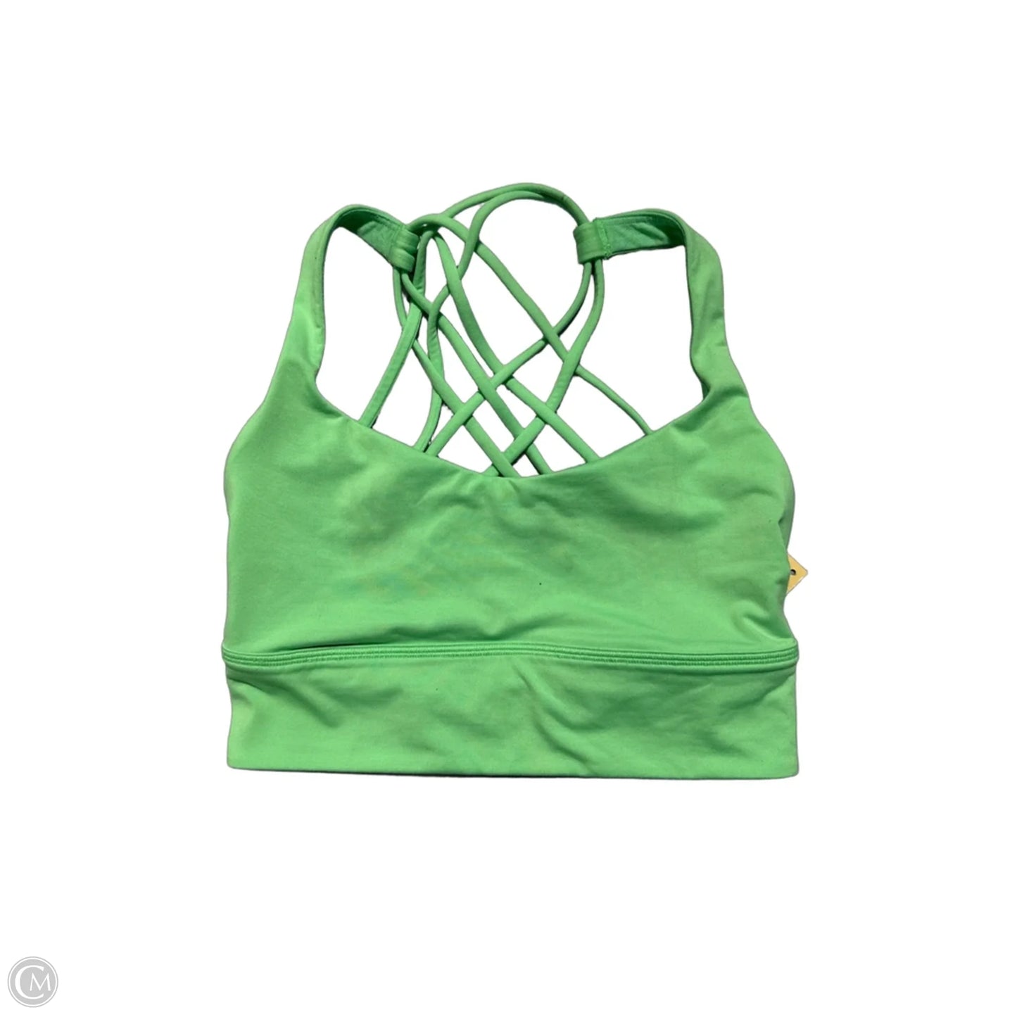 Athletic Bra By Lululemon In Green, Size: Xs