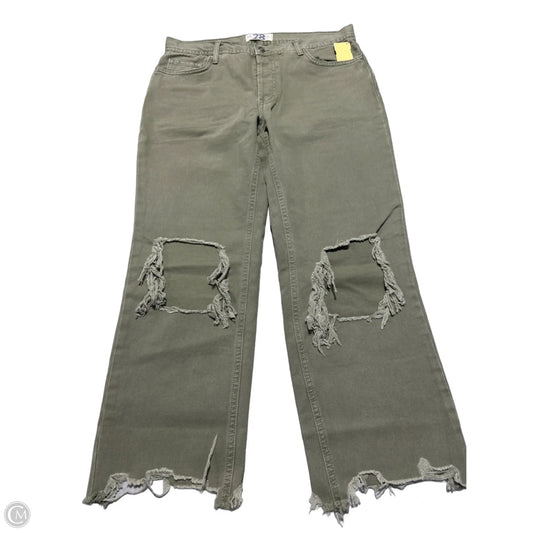 Jeans Straight By We The Free In Green Denim, Size: 6