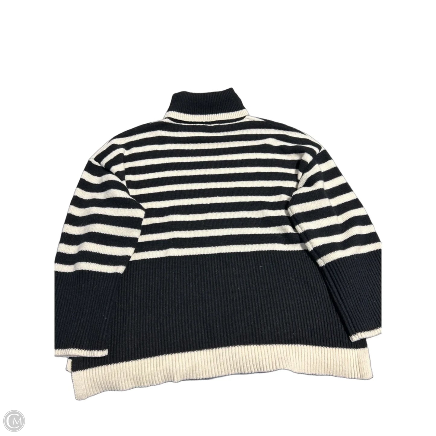 Sweater By Cme In Black & White, Size: M