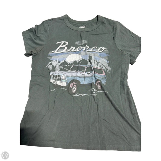 Top Short Sleeve By Cme In Green, Size: S
