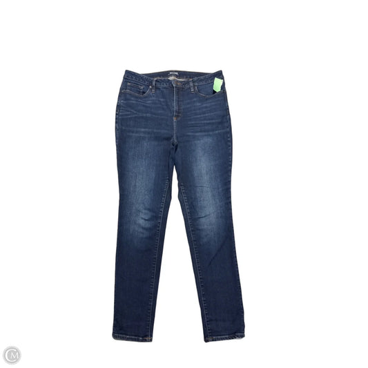 Jeans Skinny By Chicos In Blue Denim, Size: 8