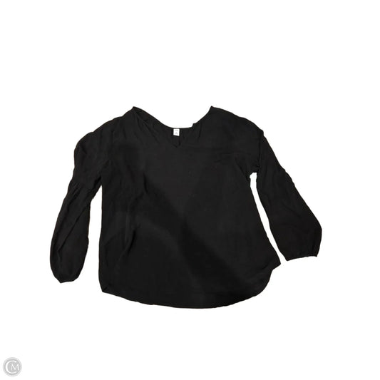 Top Long Sleeve By Old Navy In Black, Size: L