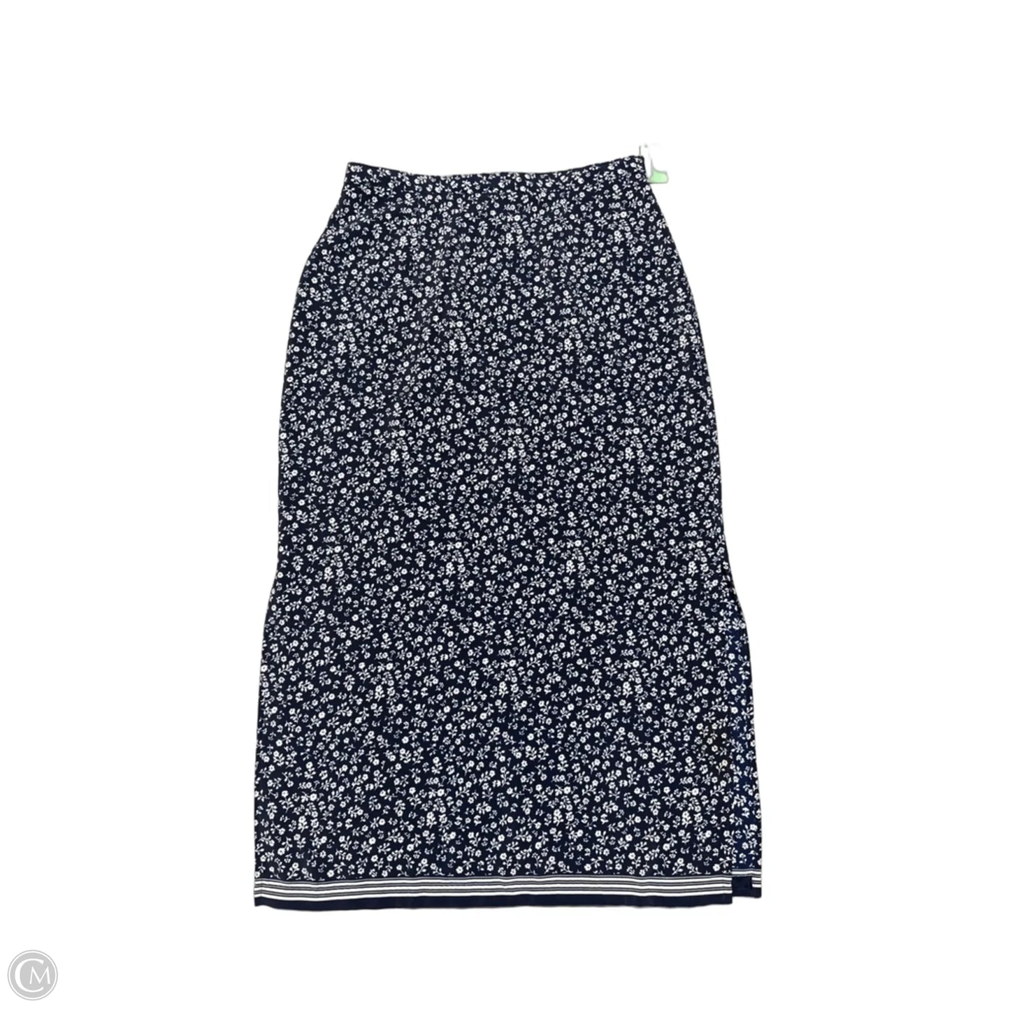 Skirt Maxi By Christopher And Banks In Blue, Size: L