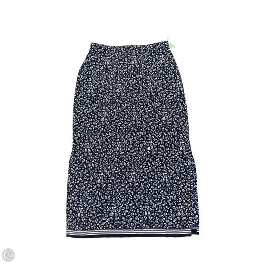 Skirt Maxi By Christopher And Banks In Blue, Size: L