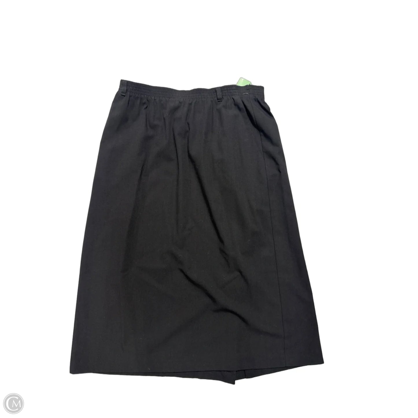 Skirt Maxi By Alfred Dunner In Black, Size: Xl