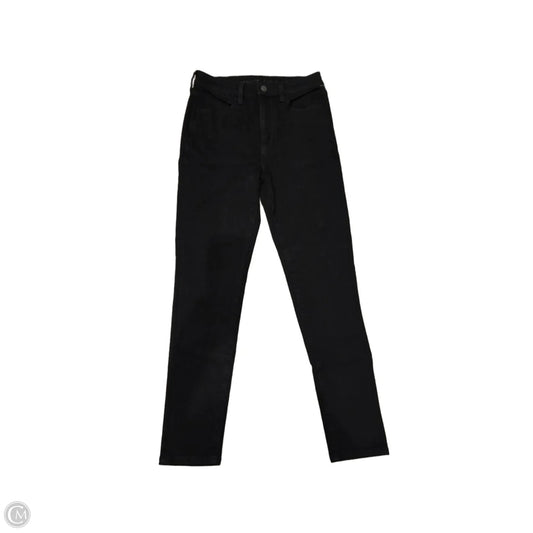 Jeans Skinny By American Eagle In Black Denim, Size: 8