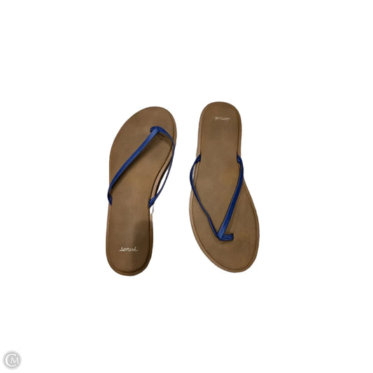 Sandals Flip Flops By Cme In Blue, Size: 11