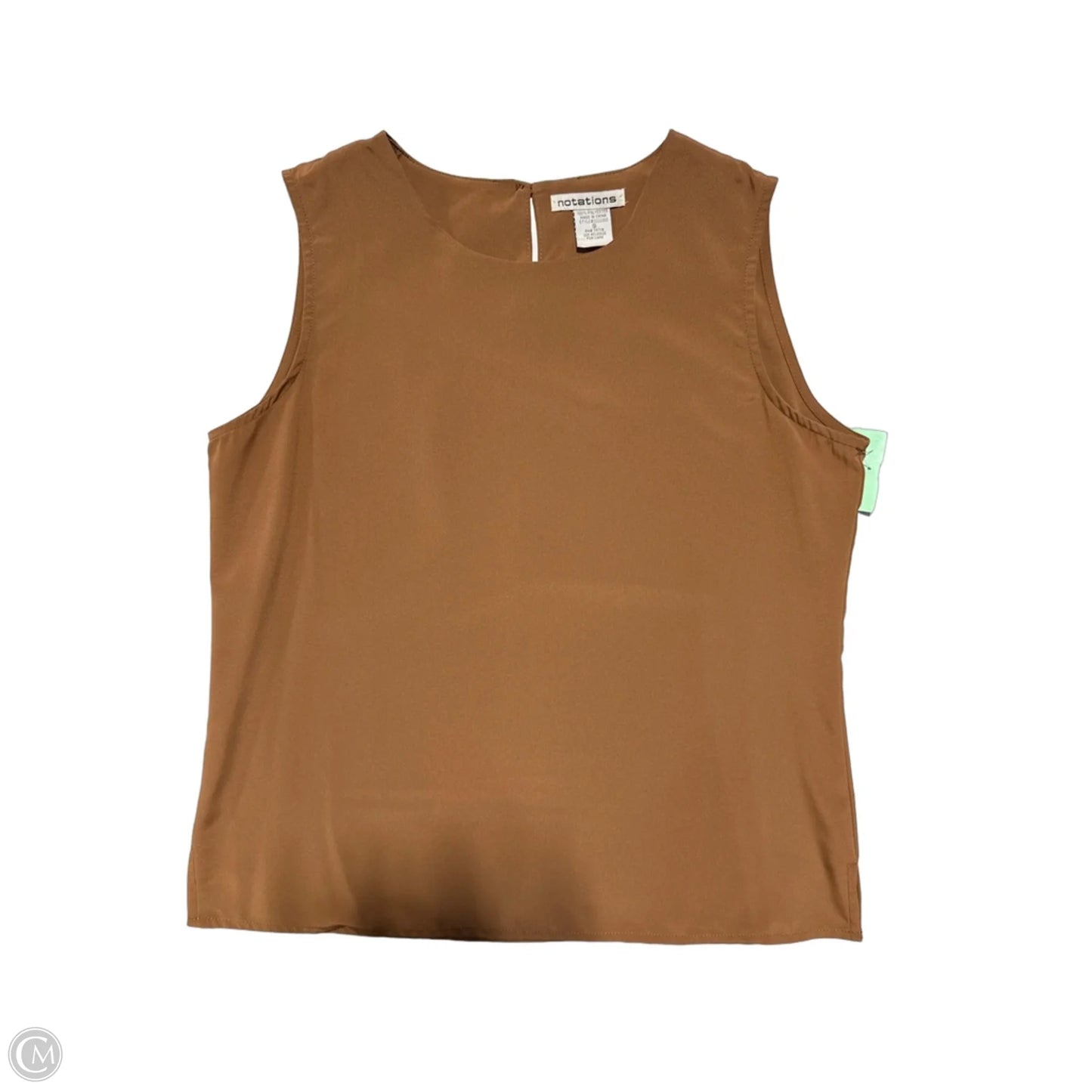 Tank Top By Notations In Brown, Size: S