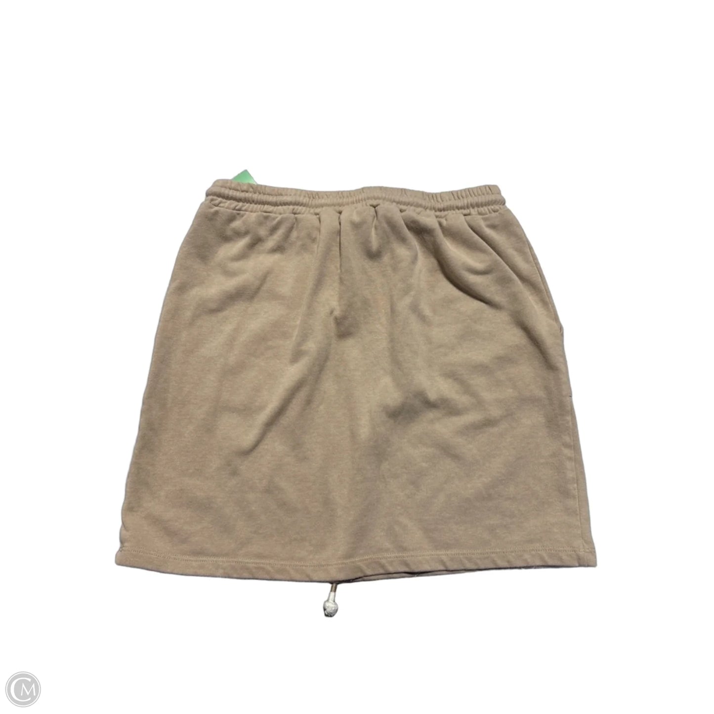 Skirt Mini & Short By Hem & Thread In Tan, Size: S