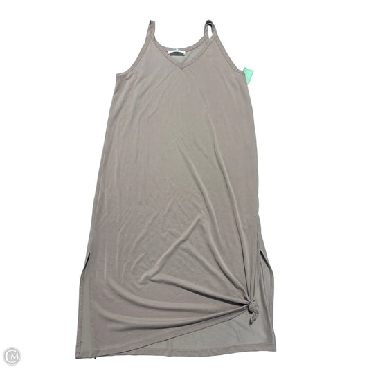 Dress Casual Maxi By Double Zero In Tan, Size: M