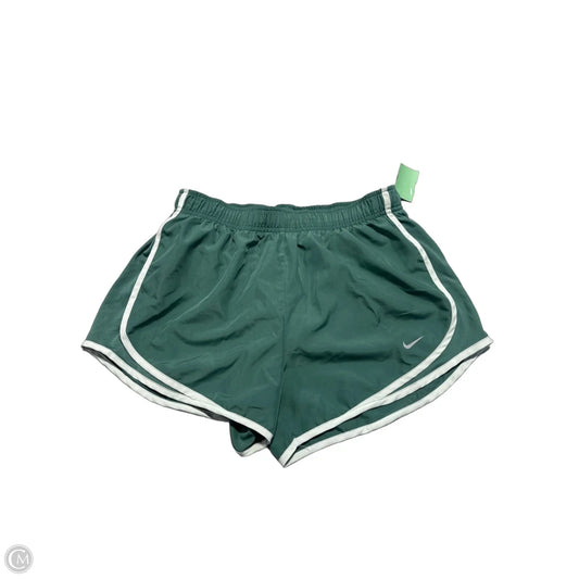 Athletic Shorts By Nike In Green, Size: S