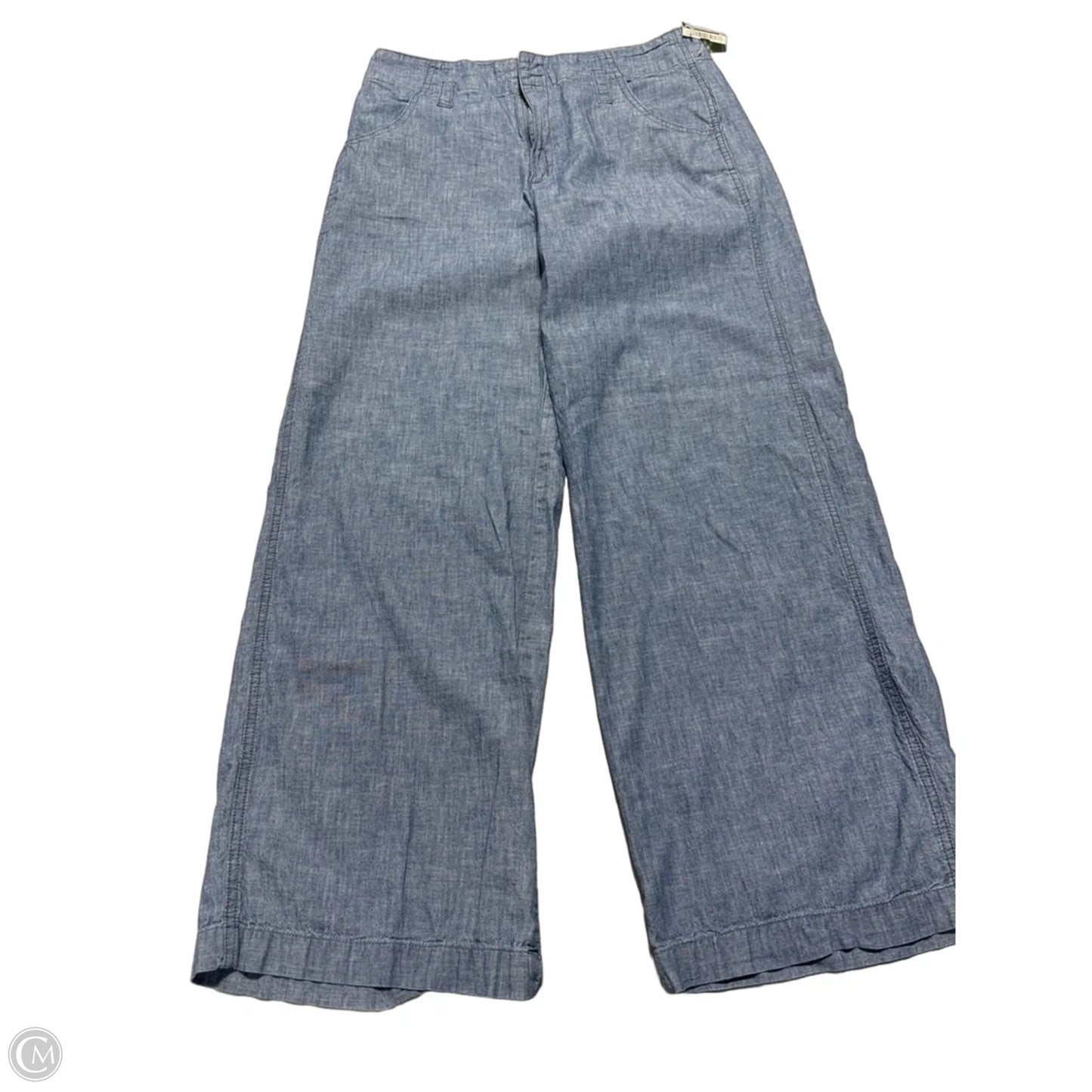 Jeans Wide Leg By Gap In Blue Denim, Size: 8