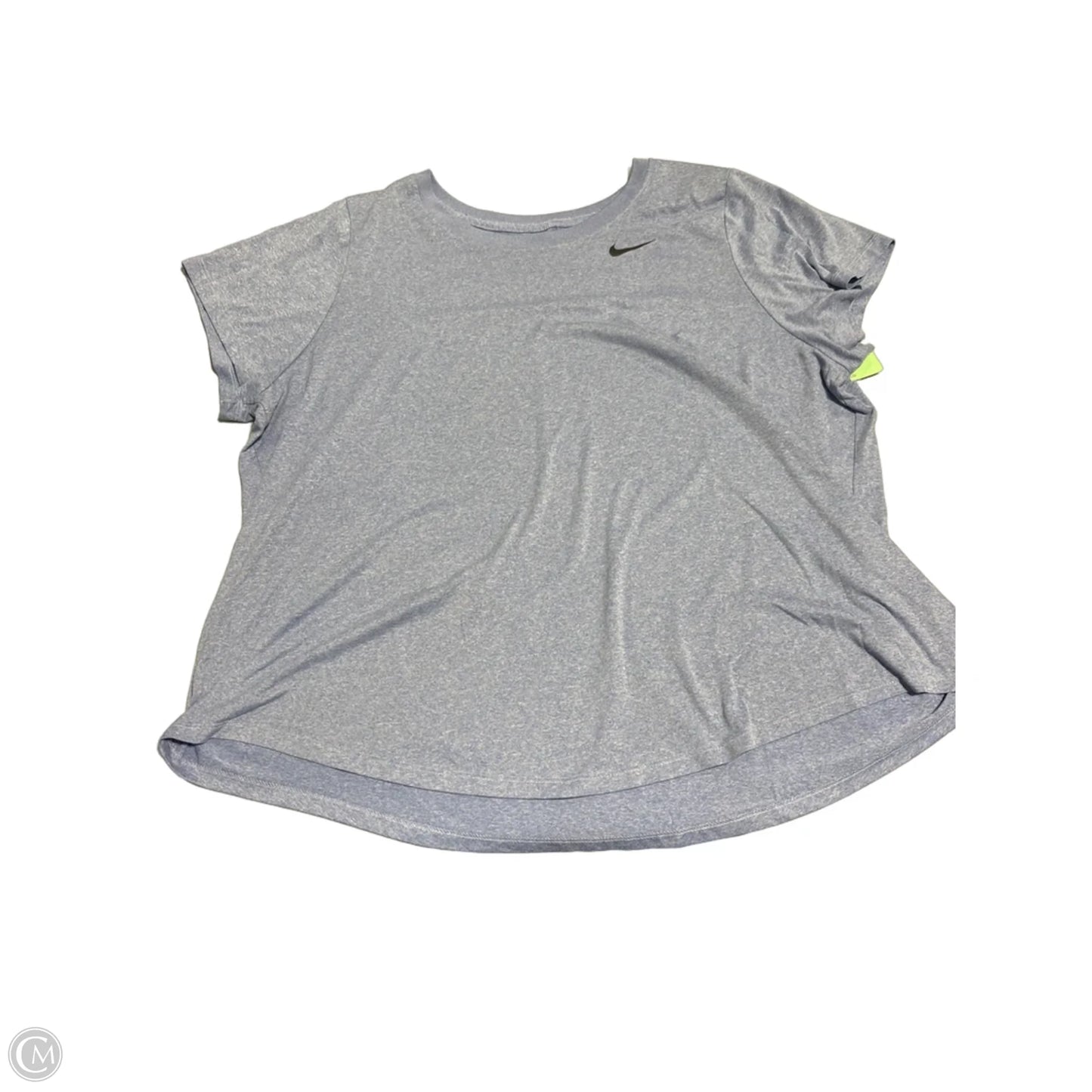 Athletic Top Short Sleeve By Nike In Purple, Size: 3x
