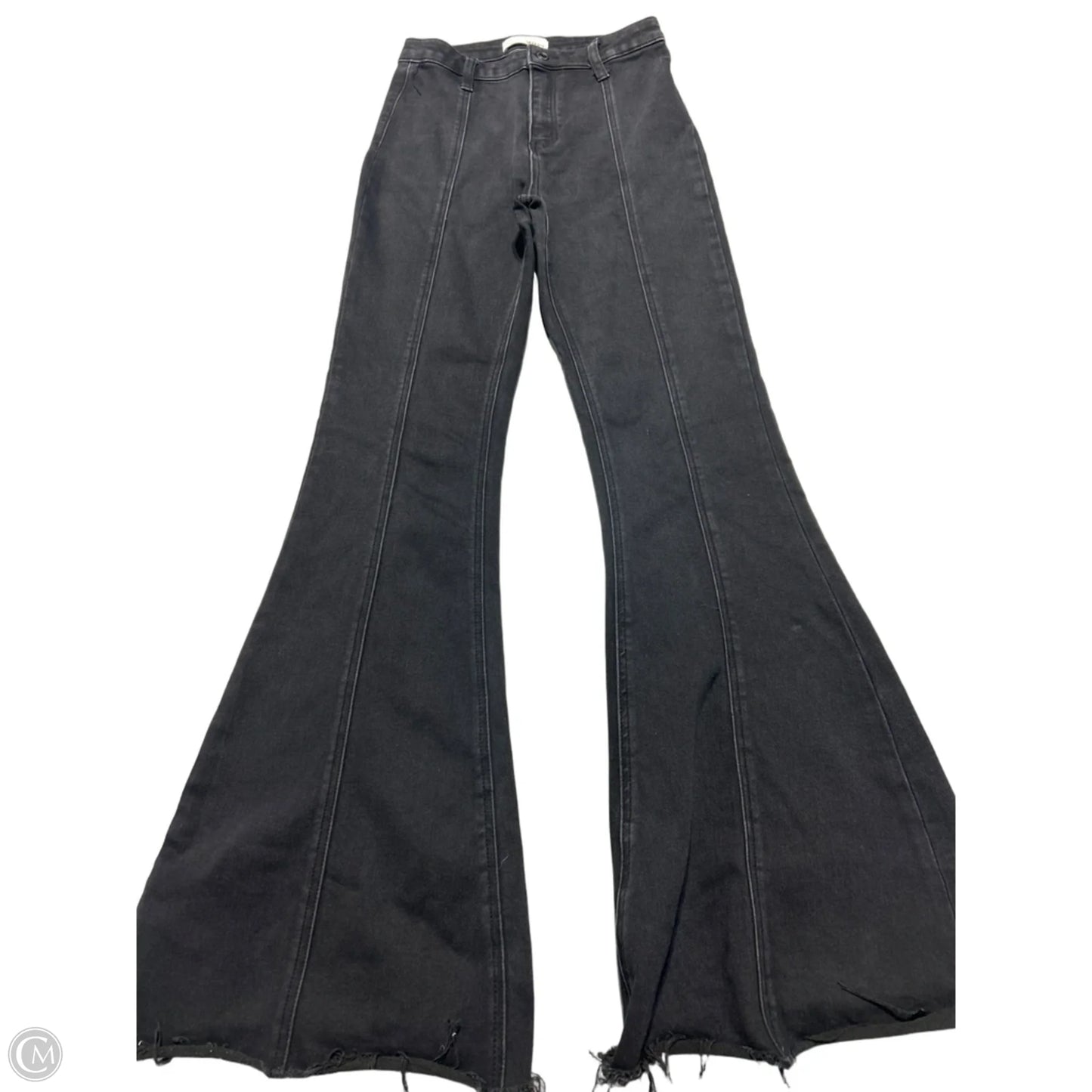 Jeans Boot Cut By Vervet In Black Denim, Size: 4