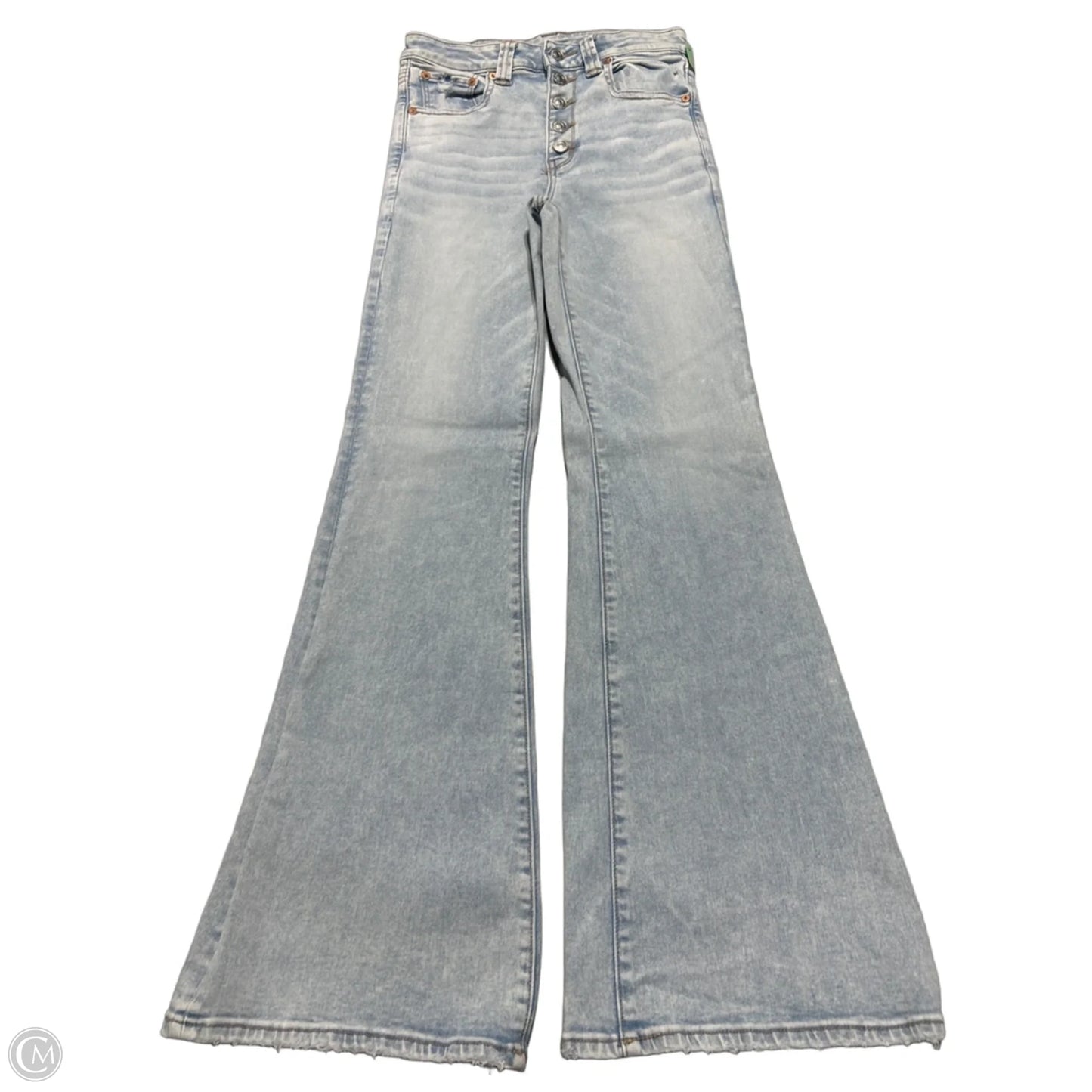 Jeans Boot Cut By American Eagle In Blue Denim, Size: 6