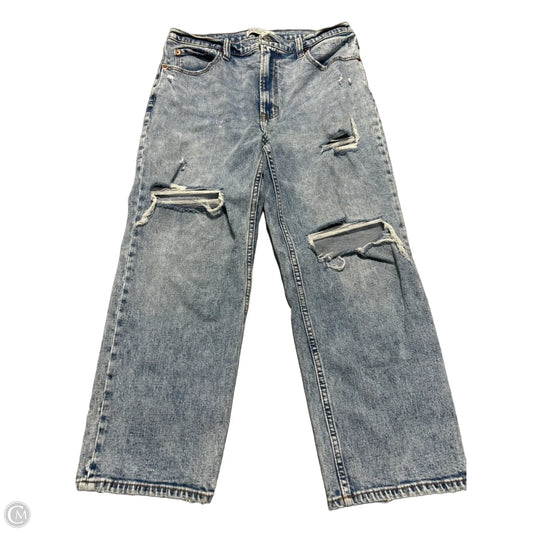 Jeans Skinny By Abercrombie And Fitch In Blue Denim, Size: 12