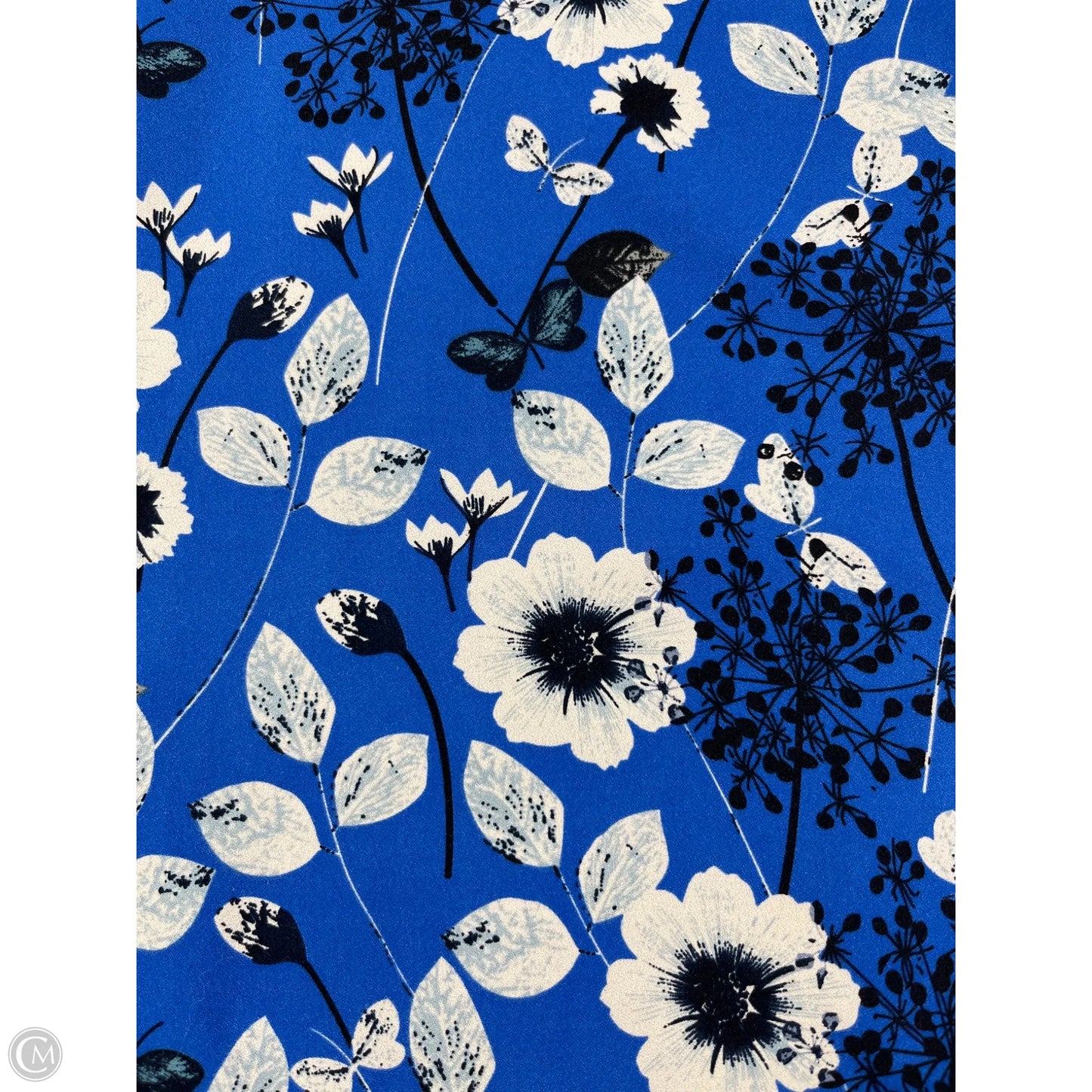 Top Short Sleeve By Hilary Radley In Blue, Size: L