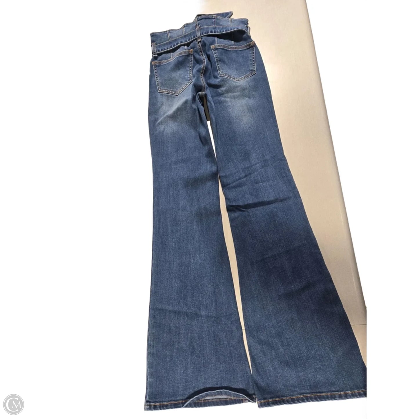 Jeans Boot Cut By Black Label In Blue Denim, Size: S