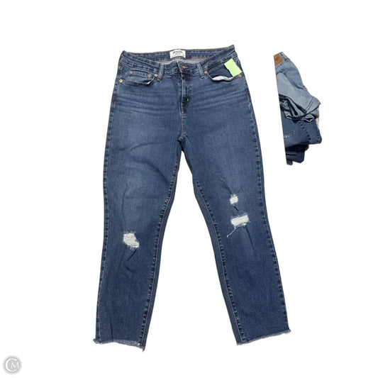 Jeans Skinny By Levis In Blue Denim, Size: 12
